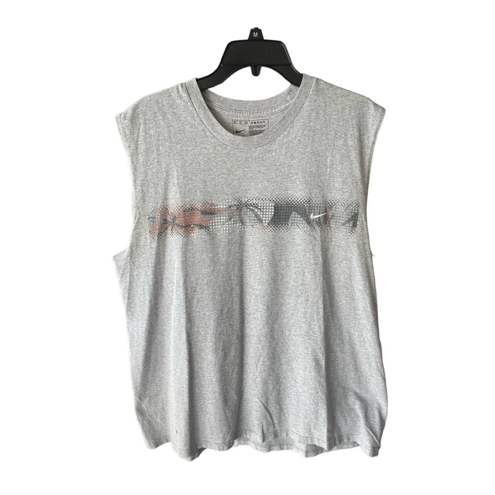 Nike Y2K Men's Basketball Tank Top Cotton Shirt Large NBA Workout Sportswear